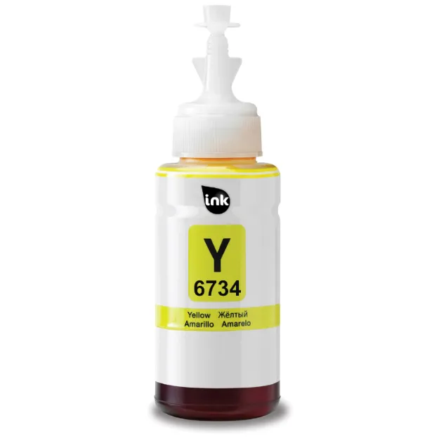 0027788_compatible-epson-t6734-yellow-ink-bottle_625.png 673 Yellow Refill Ink Bottle - Image 1
