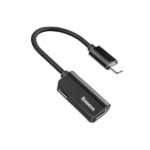 Baseus iP Male to iP+iP Female Adapter L37 Black -(6MW) - Image 4