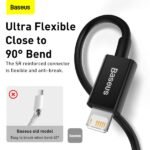 Baseus USB to Iphone 2.4A Superior Series Fast Charging Cable 2M (Apple) (6MW) - Image 7