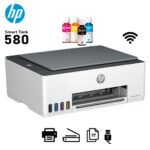 HP Smart Tank 580 Wireless All in one Colour Printer (Print/Scan/Copy/Wi-Fi/Mobile Print) (1YW)