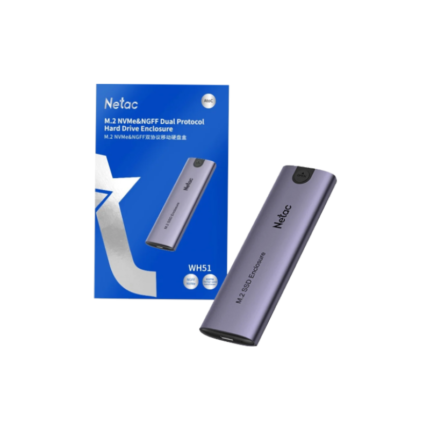 NETAC WH51 (32C2) M.2 NVME ALUMINUM TYPE-C ENCLOSURE TYPE-C