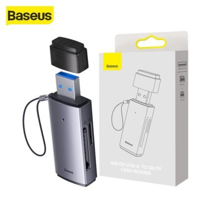 Baseus AirJoy Lite Series USB-A to SD/TF Card Reader Grey