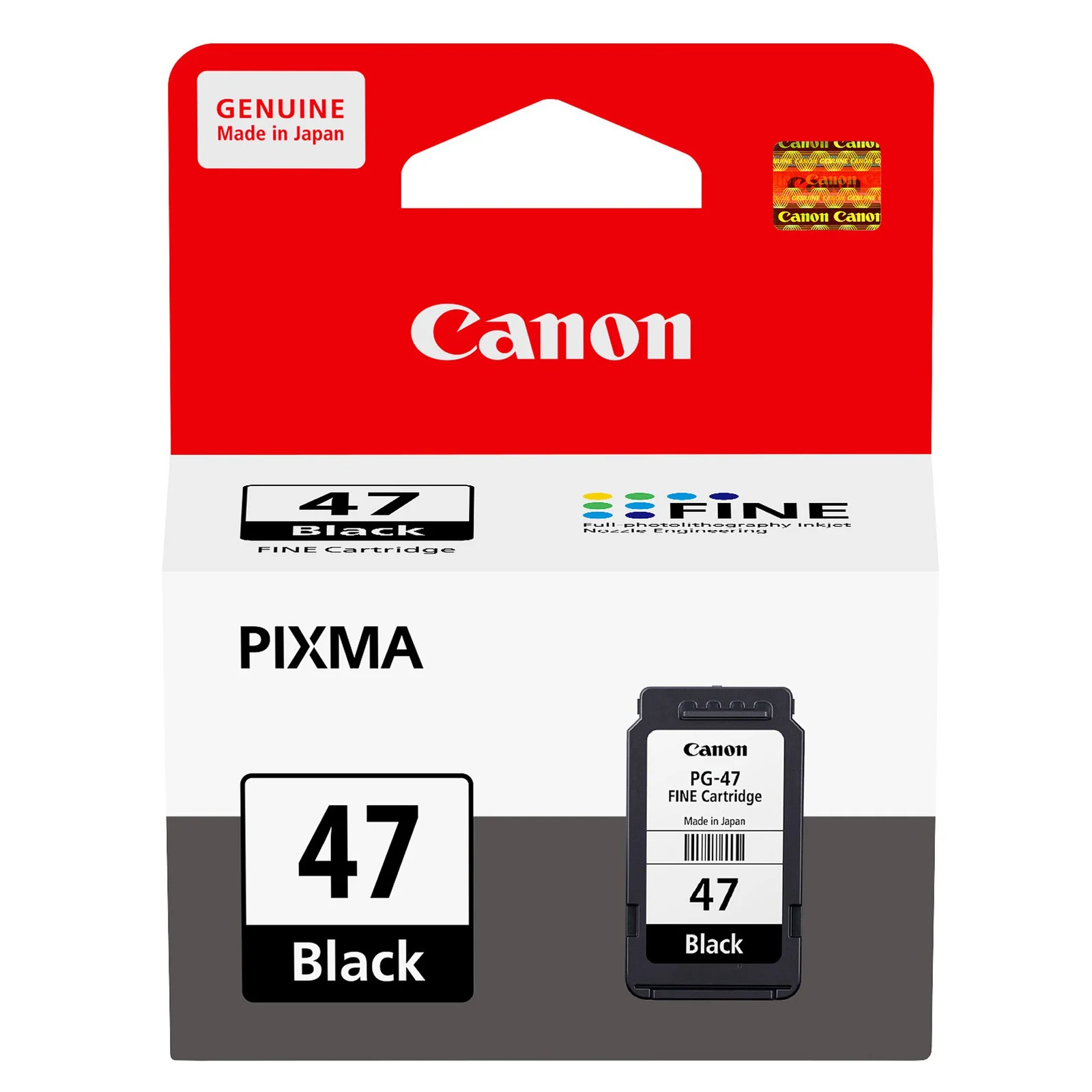 2bf21107808e1d0aad6fa08ce1347202 Canon Pixma 47 Black Cartridge - Image 1