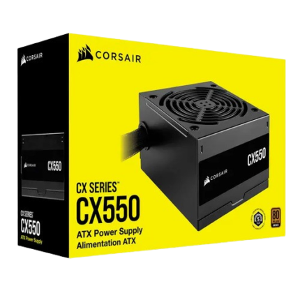 Corsair CX550 80 Plus Bronze Certified Power Supply 550W (3YW)