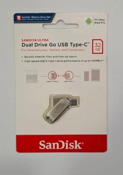 SanDisk 32GB Type C OTG USB 3.1 Pen Drive (2YW)