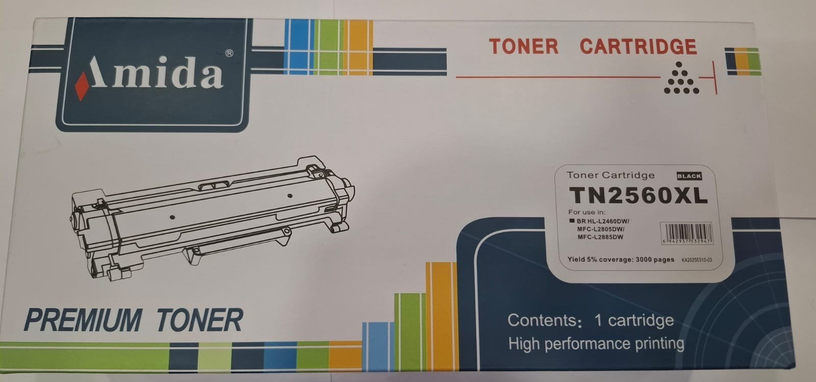 4 AMIDA Brother TN2560 XL Compatible Toner - Image 1
