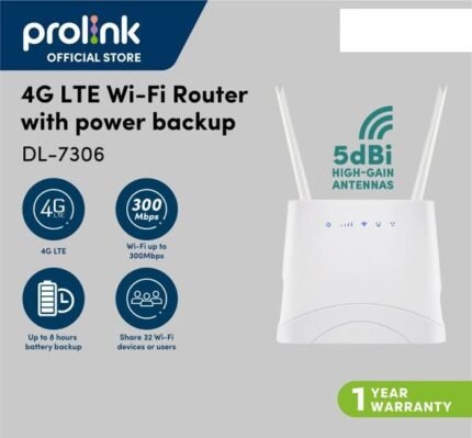 PROLINK DL-7306 4G LTE CAT4 Wi-Fi Home Router (Unlocked)