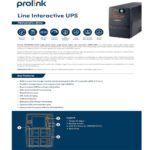 Prolink PRO1201 SFC 1200VA Line Interactive UPS (2YWC/1YWB) - Image 3