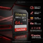 SanDisk 64GB Extreme Pro uo to 200 MB/S SD Card (2YW) - Image 4