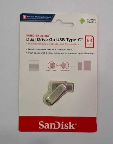 SanDisk 64GB Type C OTG USB 3.1 Pen Drive (2YW)