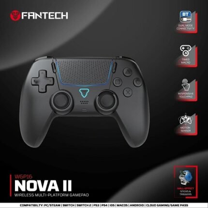 FANTECH NOVA II WGP16 WIRELESS MULTI-PLATFORM GAMING CONTROLLER  (TRI-MODE CONNECTIVITY 2.4GHZ / BT / USB ) (06MW)