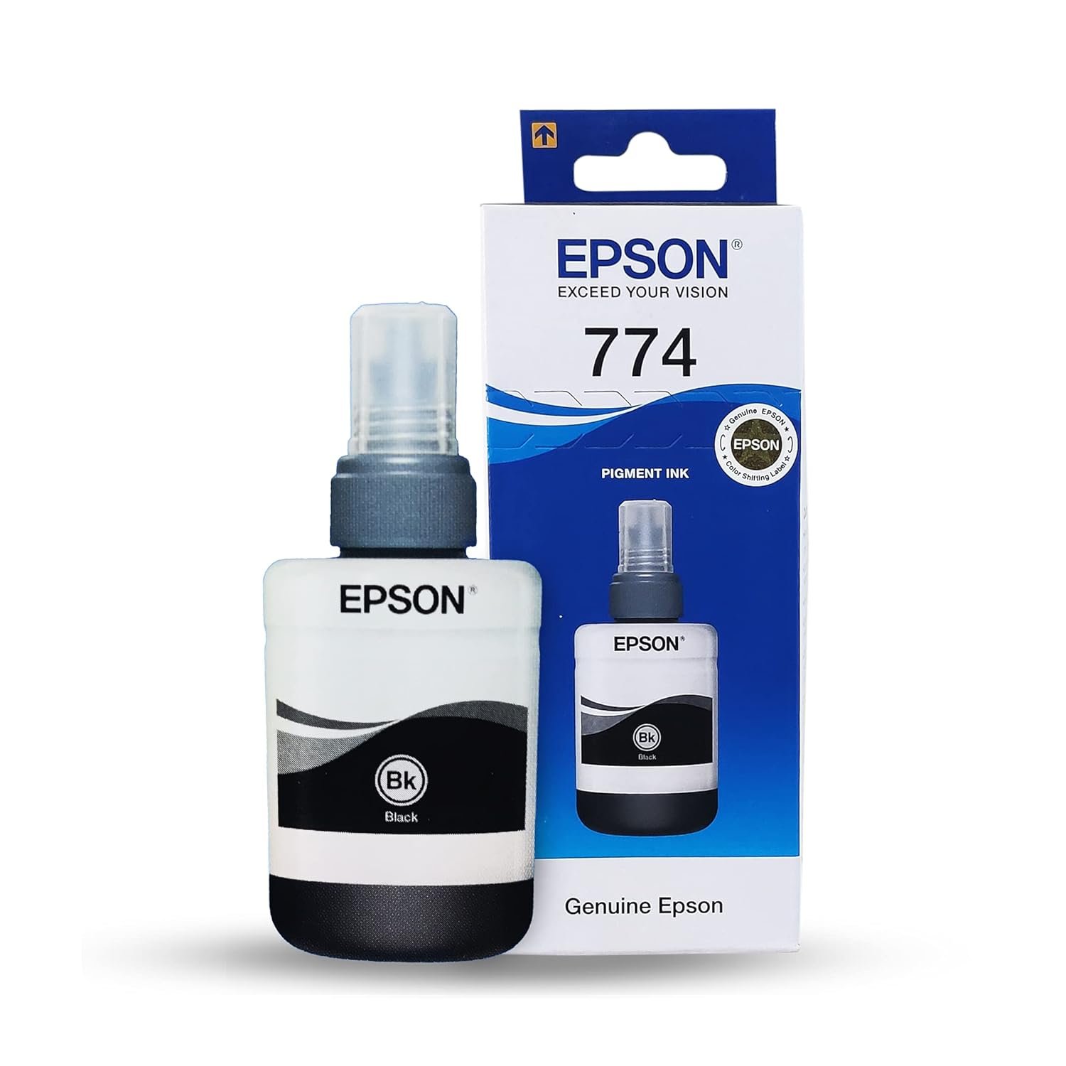 71ku3Vhf2kS._SL1500_ Epson 774 Black Ink Bottle (M100/M200) - Image 1