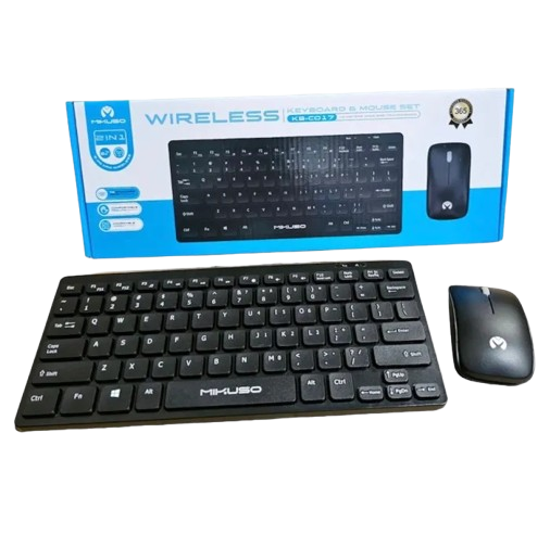 83ad9dab551f30a8c42b04dc6e9d9f0d.jpg_720x720q80.jpg_-removebg-preview MIKUSO Mini Wireless Keyboard & Mouse KB-C017 (06MW) - Image 1