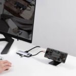 Baseus Metal Gleam Series 8-in-1 Multifunctional Type-C HUB Docking Station Gray -(6MW) - Image 4