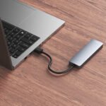 Baseus UltraJoy Series 4-Port HUB Lite 15cm Space Grey (USB A to USB3.0*4) (6MW) - Image 7