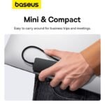 Baseus UltraJoy Series 4-Port HUB Lite 100cm Cluster Black USB A to USB 3.0*4 (6MW) - Image 4