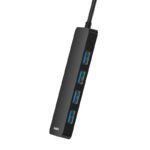 Baseus UltraJoy Series 4-Port HUB Lite 100cm Cluster Black USB A to USB 3.0*4 (6MW) - Image 6