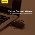 Baseus AirJoy Series Card Reader Black 3.0 Dual Read (6MW) - Image 8