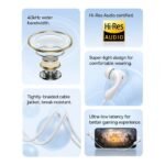 Baseus Encok HZ20 Wired Earphones Moon White -(6MW) - Image 5