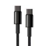 Baseus Tungsten Gold Fast Charging Data Cable Type-C to Type-C 100W 1m Black -(6MW) - Image 12
