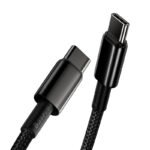 Baseus Tungsten Gold Fast Charging Data Cable Type-C to Type-C 100W 1m Black -(6MW) - Image 13