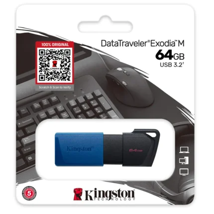 Kingston 64GB USB 3.2 Flash Drive (5YW)