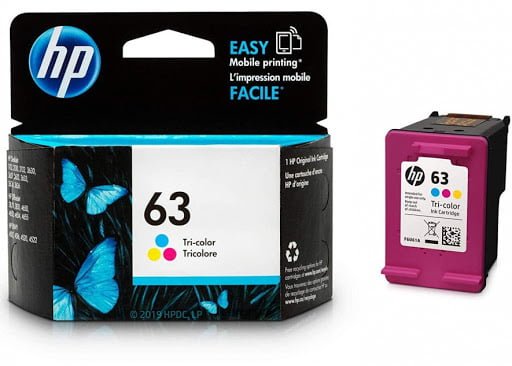 Ink-cartridge-Hp-63-Color-01 HP 63 Colour Cartridge - Image 1