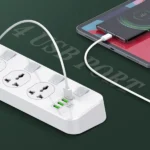 LDNIO SC4408 04 Power Socket & 4 USB Ports Auto ID Extension Cord 2M (6MW) - Image 3