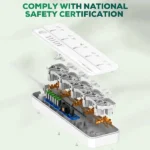 LDNIO SC5614 05 POWER SOCKET 2M (5 Way + 6 USB Ports) (6MW) - Image 6