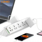 LDNIO SC106 10 Power Socket PD 20W Fast Charging Smart Power Strips 10 Universal Standard Charging Power Extension 2M (6MW) - Image 7
