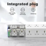 LDNIO SC106 10 Power Socket PD 20W Fast Charging Smart Power Strips 10 Universal Standard Charging Power Extension 2M (6MW) - Image 9