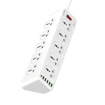 LDNIO SC106 10 Power Socket PD 20W Fast Charging Smart Power Strips 10 Universal Standard Charging Power Extension 2M (6MW) - Image 5