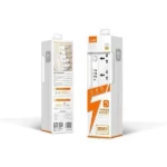 LDNIO SC5415 05 Power Socket 2500W 3 USB + 1 PD Extension Power Cord 2M (6MW) - Image 6