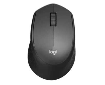 Logitech M330 SILENT PLUS Wireless Mouse (Black) (01YW)