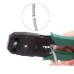 Network Crimping Tool with Cutter OB-315 Green - Image 3