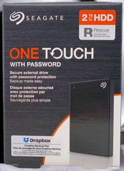 SEAGATE 2TB ONE TOUCH USB 3.0 EXTERNAL HARD DISK (2YW)