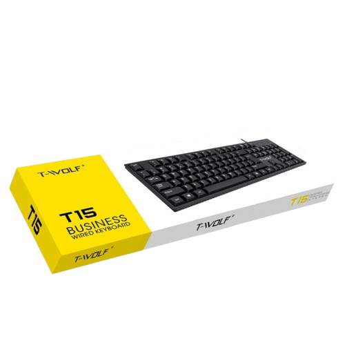 TBD06045439_B7-removebg-preview T-WOLF T15 USB English Keyboard (06MW) - Image 1