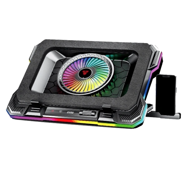 TypA1jE9t8SigSE5d1fAwjsuQTyKsKbsfj0aJ2Ry FANTECH NC22 RGB NOTEBOOK COOLER (06MW) - Image 1