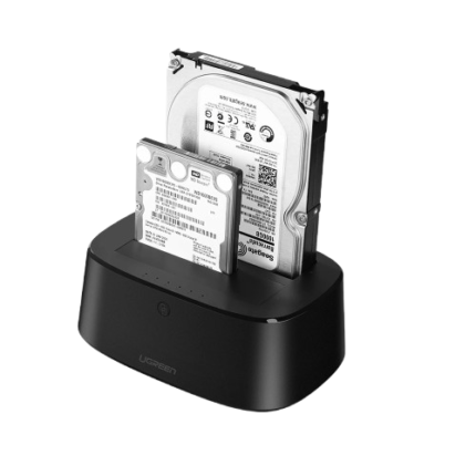 UGREEN USB 3.0 to SATA Dual-Bay Hard Drive Docking Station - CM198 (01YW)