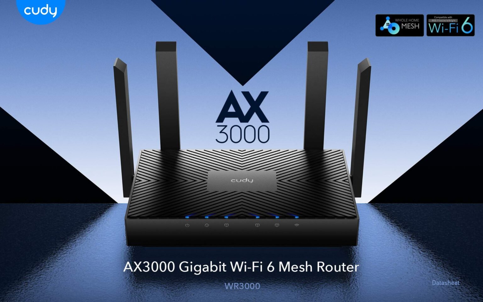WR3000_page-0001-1536x960 Cudy AX3000 (WR3000 Model) Gigabit Wi-Fi 6 mesh Router (1YW) - Image 1