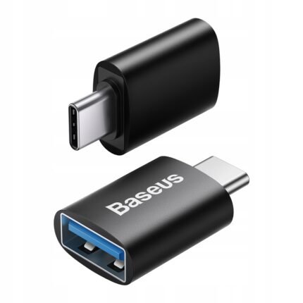 Baseus Ingenuity Series Mini OTG Adaptor Type-C to USB-A 3.1 Black- (6MW)