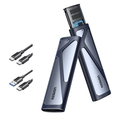 a8f477bcb945b0839b13fd65ee3a6daa.jpg_720x720q80-removebg-preview UGREEN M.2 SATA / NVMe Hard Drive Enclosure - CM400-90264 (01YW) - Image 1