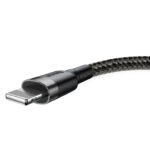 Baseus cafule Cable USB For lightning 1.5A 2M Gray+Black - (6MW) - Image 5
