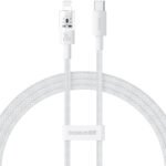 Baseus Gem Fast-Charging Data Cable Type-C to iP 20W 2M Moon White -(6MW) - Image 4