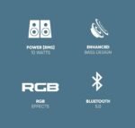 SONICGEAR IOX 2 STEREO BLUETOOTH 2.0 SPEAKER SYSTEM (6MW) - Image 7