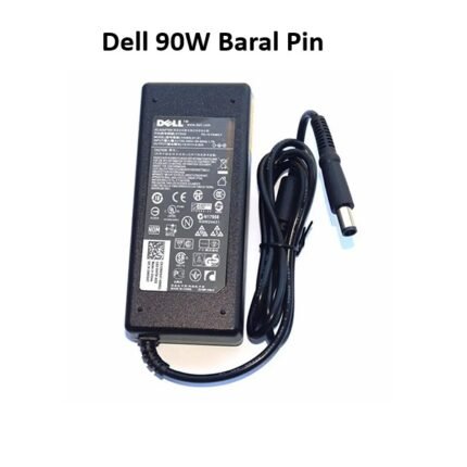 Dell 19.5V 4.62A 90W 7.4 x 5.0MM Big Pin Laptop Charger (Baral Pin) (6MW)