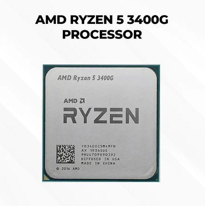 AMD Ryzen 5 3400G Processor (Cores 4, Threads 8, Max. Boost Clock Up To 4.2GHz ) -Without Box (3YW)