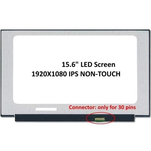 16 6 30 pin slim fhd 15.6 30 Pin FHD IPS Narrow With Out Bracket Laptop Display (6MW) - Image 1