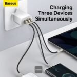 Baseus Compact Fast Charger 2U+C 30W UK WHITE-(1YW) - Image 6