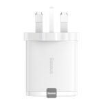 Baseus Compact Fast Charger 2U+C 30W UK WHITE-(1YW) - Image 7